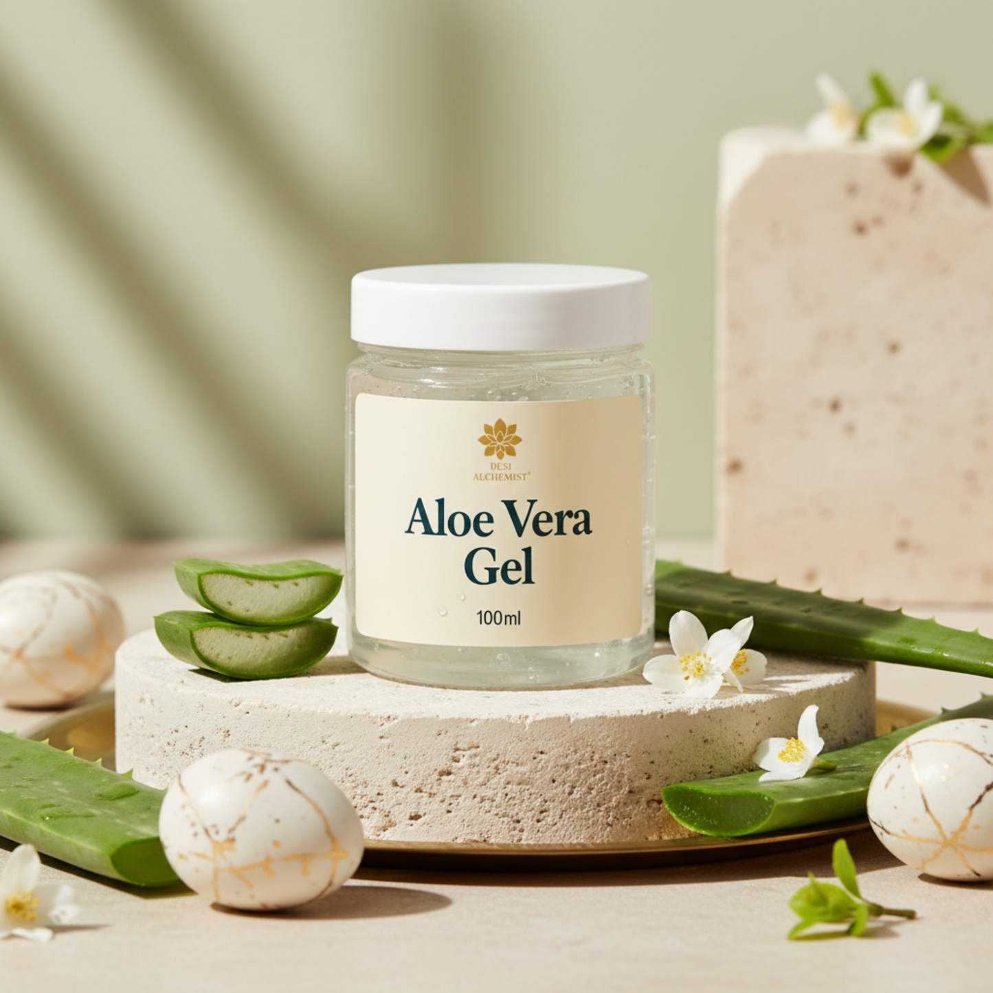 Aloe Vera Gel – 100ml (Pure, Colorless & Fragrance-Free) Pack of 2