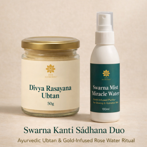 Divya Kānti Sanskāra -Divya Rasayana Ubtan & Swarna Mist Miracle Water