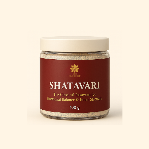 Shatavari Powder 100g | Pure Ayurvedic Rasayana for Hormonal Balance |