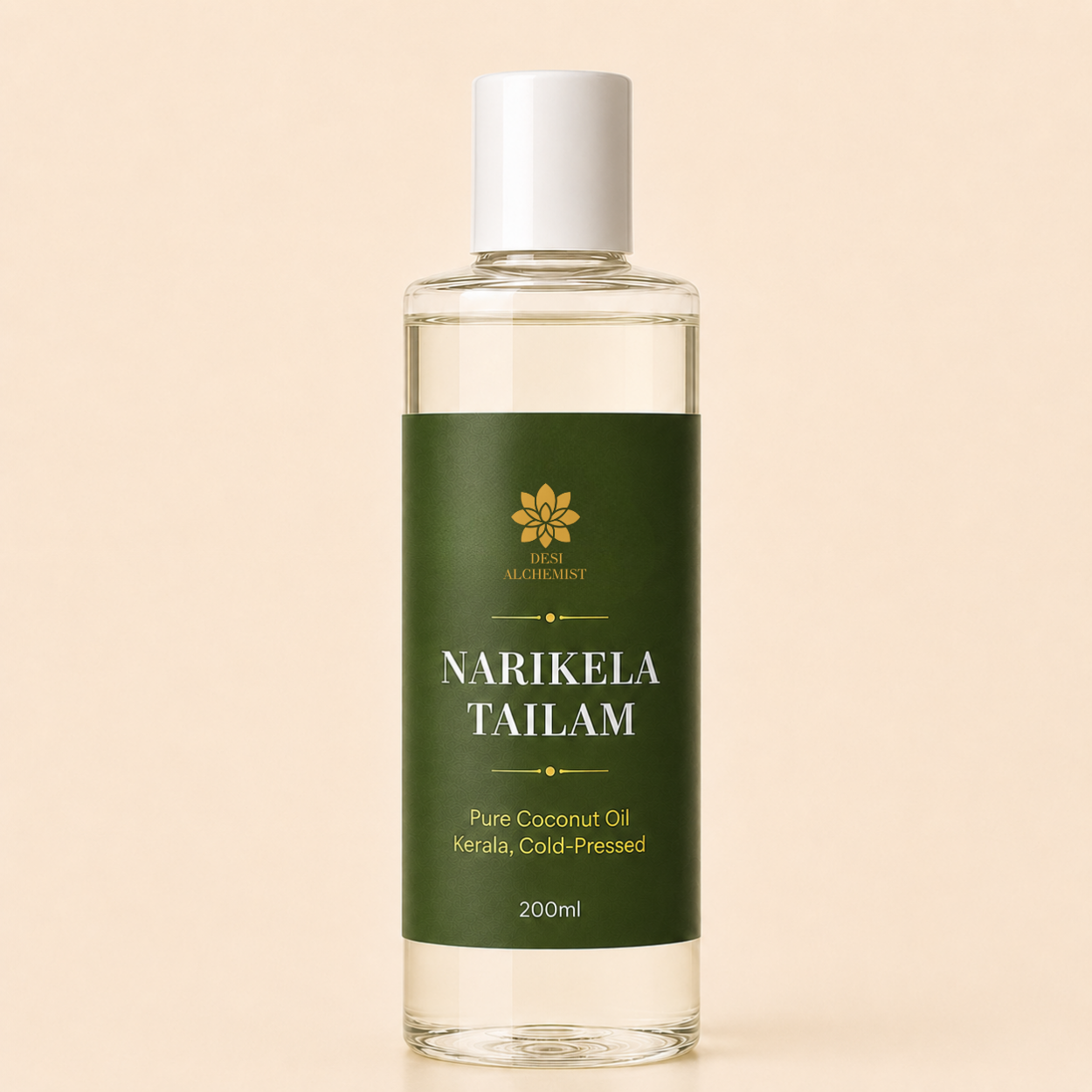 Narikela Tailam – Kerala Cold-Pressed Coconut Oil
