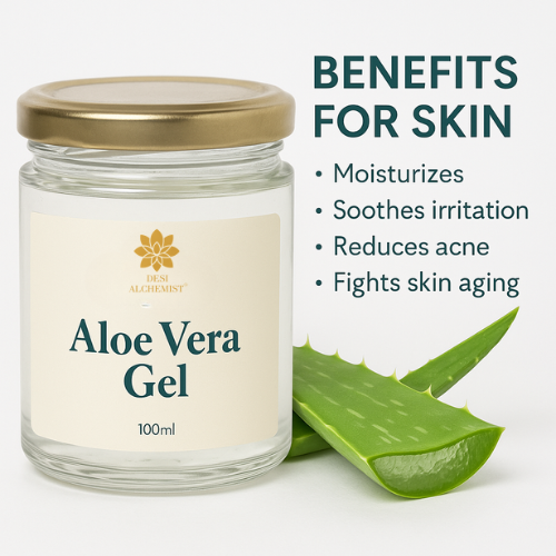 Aloe Vera Gel – 100ml (Pure, Colorless & Fragrance-Free) Pack of 2