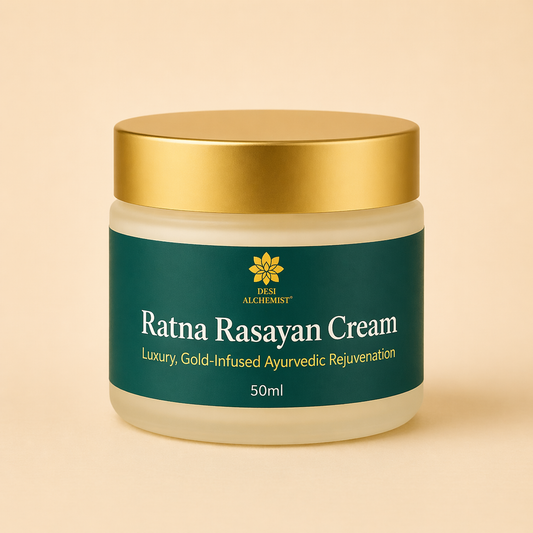 Ratna Rasayan Cream – Ruby & Pearl Infused Ayurvedic Cream for Radiance & Rejuvenation