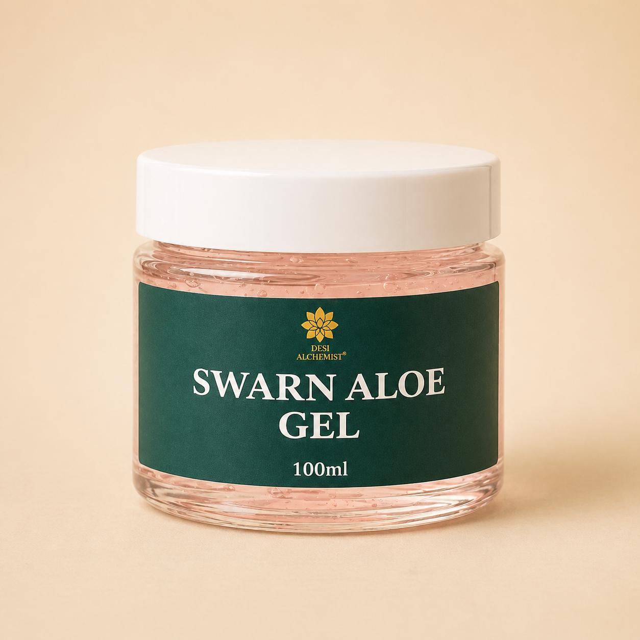 Swarn Aloe Gel – Gold-Infused Ayurvedic Soothing & Repair Gel (100 ml)