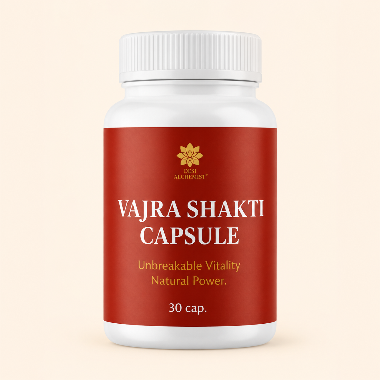 Vajra Shakti Capsules – Ayurvedic Ashwagandha & Shilajit Formula (30 Caps)