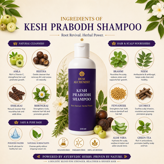 Kesh Prabodh Herbal Shampoo (200 ml)