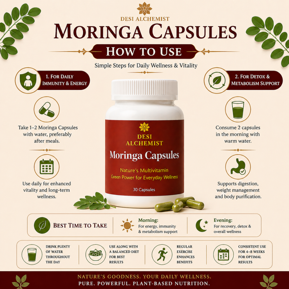 Moringa Capsules – Ayurvedic Superfood