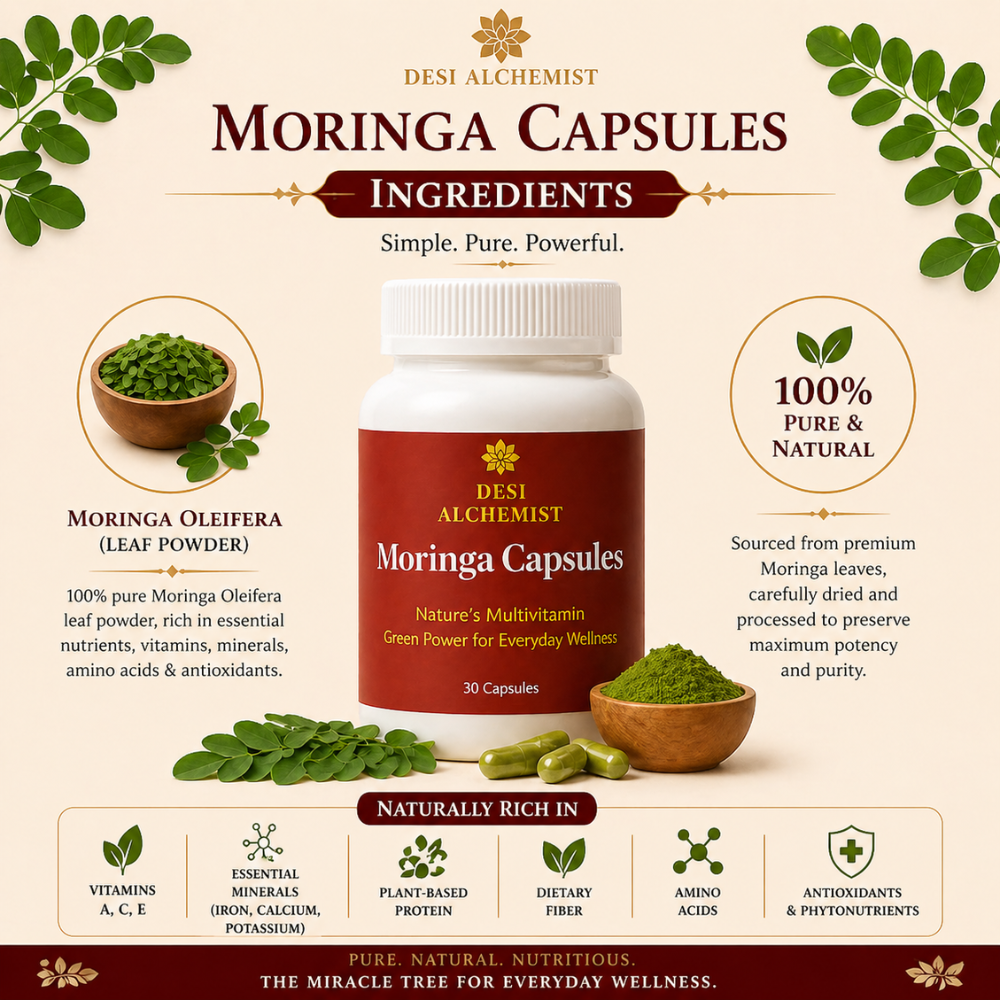 Moringa Capsules – Ayurvedic Superfood
