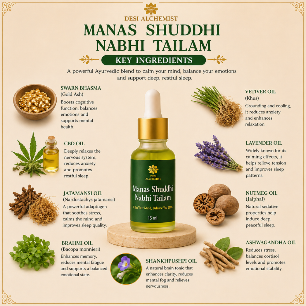 Manas Shuddhi Nabhi Tailam