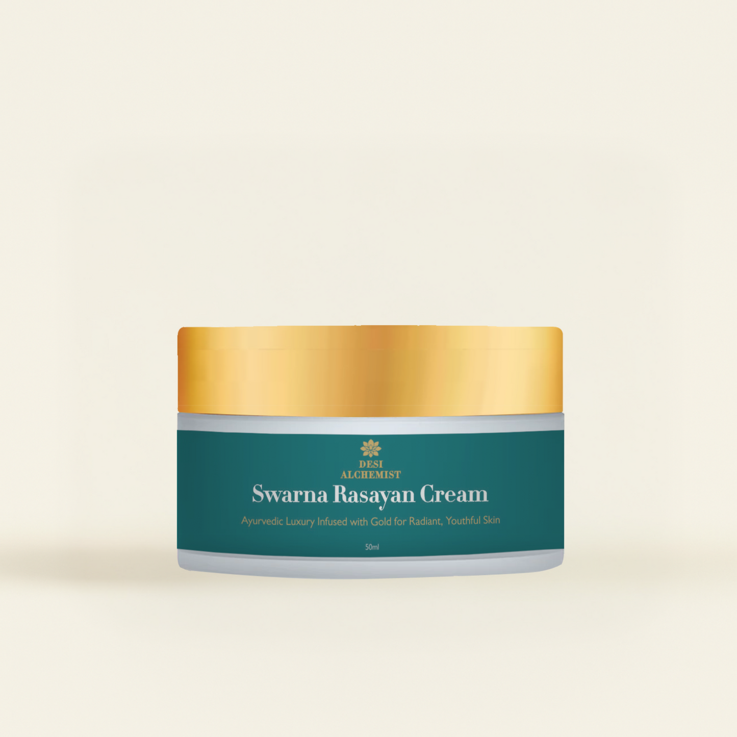 Swarna Rasayan Cream – Luxury Gold-Infused Ayurvedic Rejuvenation