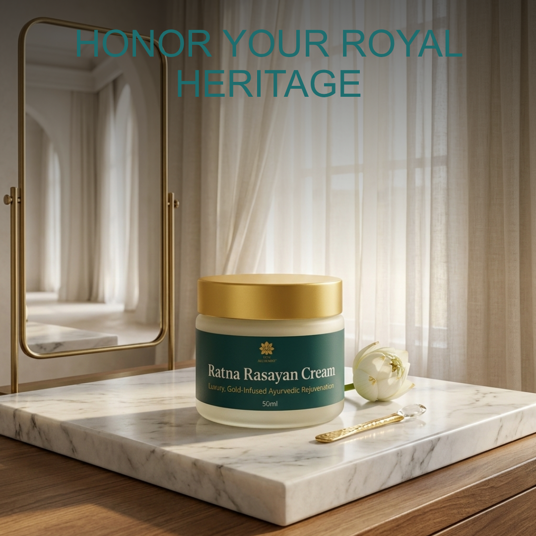 Ratna Rasayan Cream – Ruby & Pearl Infused Ayurvedic Cream for Radiance & Rejuvenation